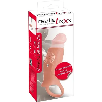 Realistixxx RealSleeve Open — 10 Moduri, Reîncărcabil USB