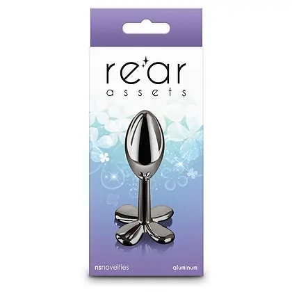 Rear Assets Clover — Dop Anal Aluminiu Argintiu