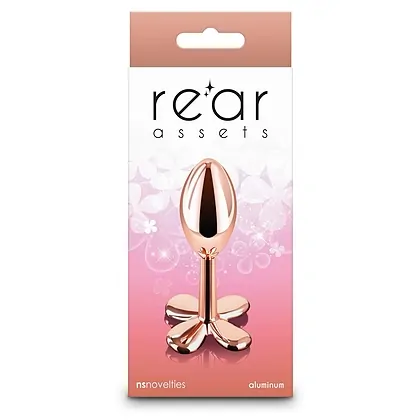 Rear Assets Clover Rose Gold, Dop Anal Din Aluminiu 9.2cm Auriu