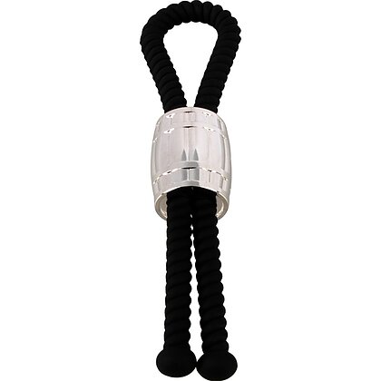 Rebel Heavy Rope Inel Reglabil Pentru Penis și Testicule Negru