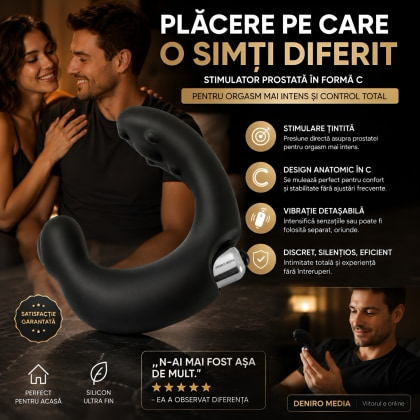 Rebel Prostate Stimulator Negru Silicon