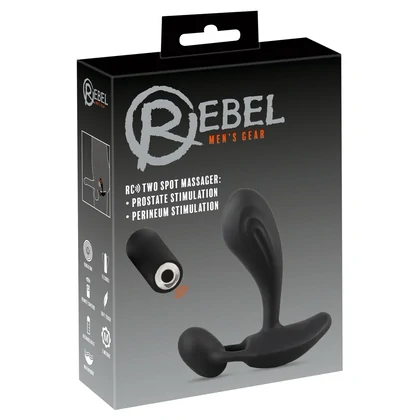 Rebel Two Spot Massager Reîncărcabil Negru