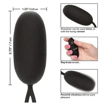 Remote Rechargeable Egg Negru