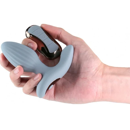 Renegade Summit Gray – Plug Anal Rotativ 3+9, Reîncărcabil Gri