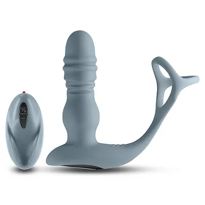 Renegade The Handyman Gray — Vibrator Prostată 14,5 cm, 6 Viteze Gri