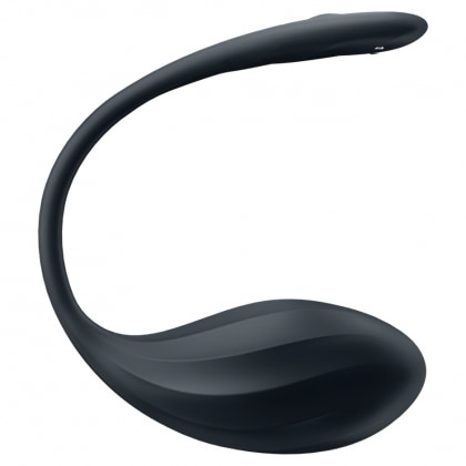 Ribbed Petal Satisfyer — 12 Programe, silicon Moale, Impermeabil Negru