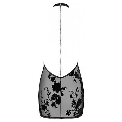 Rochie Erotică Noir Handmade Negru XL