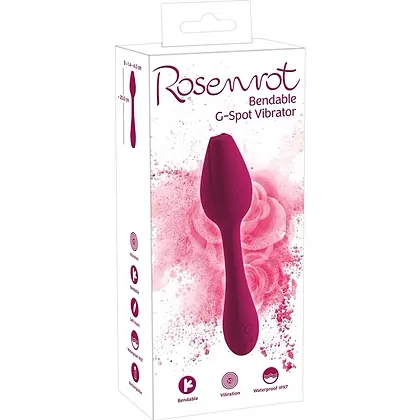 Rosenrot Rose Punct G, 10 Moduri, Reîncărcabil, 20 cm Roz