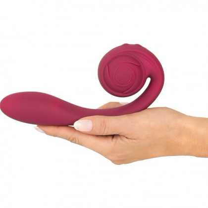 Rosenrot Vibrator Flexibil, 2 Motoare, 10 Moduri Roșu
