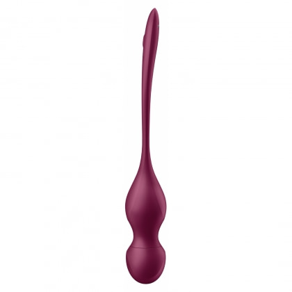 Satisfyer Love Birds Vary Set Kegel Reîncărcabil 3 Greutăți Vișiniu