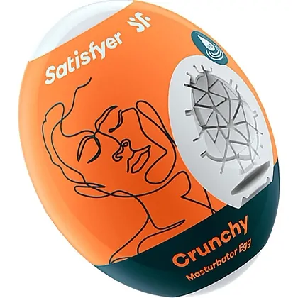 Satisfyer Masturbator Egg 3er Set Chrunchy Portocaliu