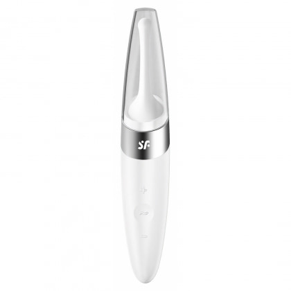 Satisfyer Twirling Delight White – Reîncărcabil, Discret Alb