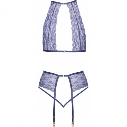 Set din Dantelă Kissable Gianna Mov L-XL