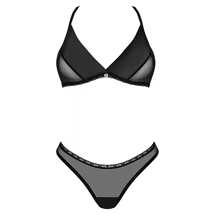 Set 2 Piese Obsessive Latinesa Negru XS-S