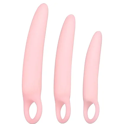Set 3 Dilatatoare Vaginale Sweet Smile Antrenor Pelvin Roz