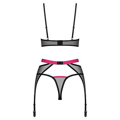 Set 3 Piese Obsessive Novenes Negru M-L