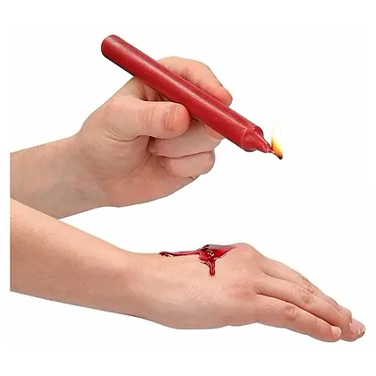 Set 4 Lumânări Teasing Wax Large Roșu