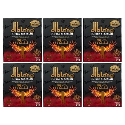 Set 6 x Ciocolata Afrodisiaca Pentru Barbati Diblong 24g