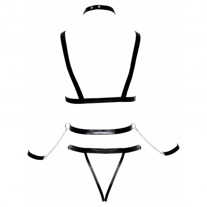 Set Bad Kitty Chana Negru L-XL