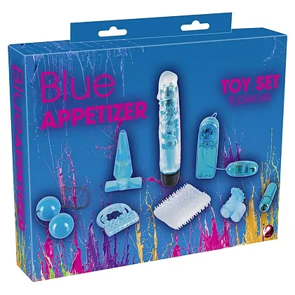 Set Blue Appetizer 8-Piese Albastru
