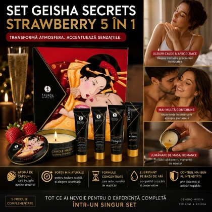 Set Cadou Geisha Secrets Strawberry