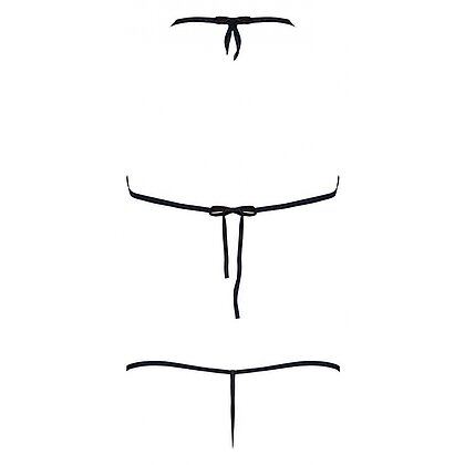 Set Camille cu Sutien Tip Halter pentru Femei L-XL