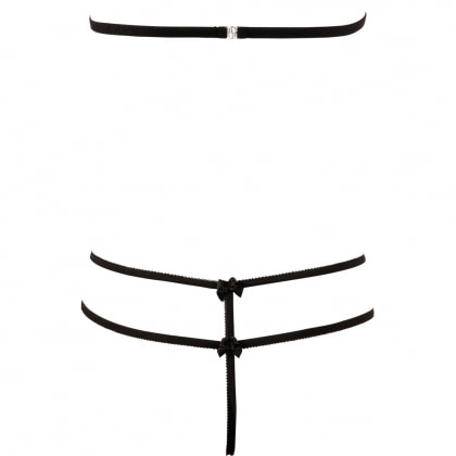 Set Cottelli Collection Cora Negru XL