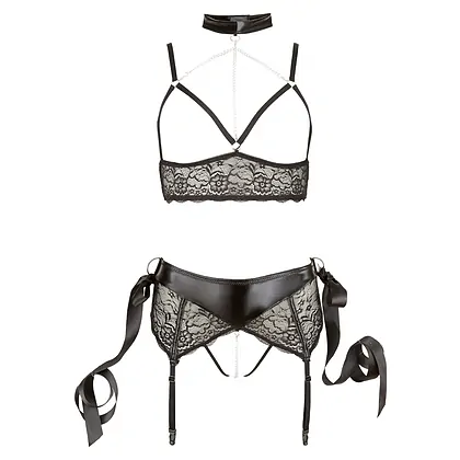 Set Cottelli Collection Riley Negru S