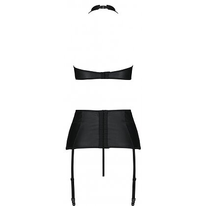 Set Din Piele Passion Nancy Negru L-XL