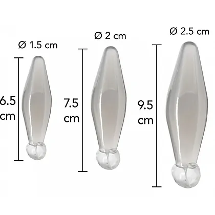Set Finger Pentru Fund 3 buc Transparent