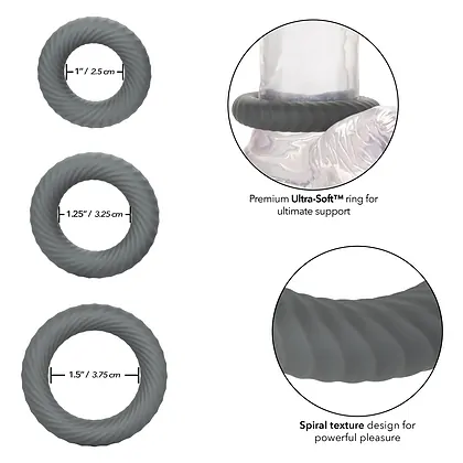 Set Inele Penis Link Up UltraSoft Ultimate Gri