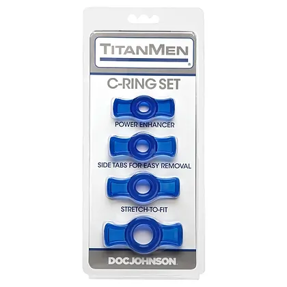 Set Inele TitanMen Albastru