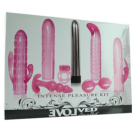 Set Jucării Erotice Intense Pleasure Roz