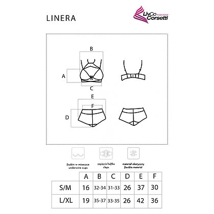 Set LivCo Linera Negru L-XL