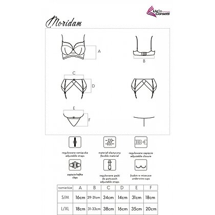 Set LivCo Moridam Negru L-XL