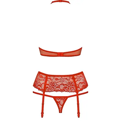 Set Obsessive 838-SEG Roșu S-M