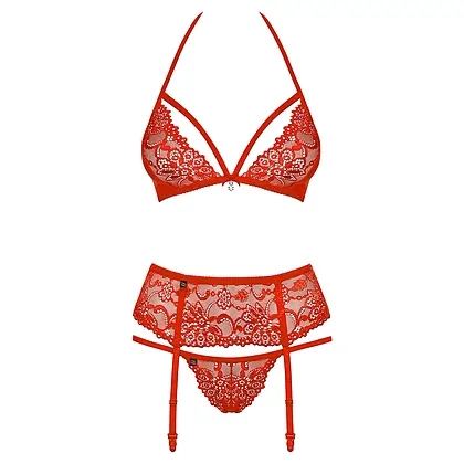 Set Obsessive 838-SEG Roșu S-M