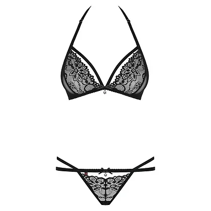 Set Obsessive 838-SET Negru S-M