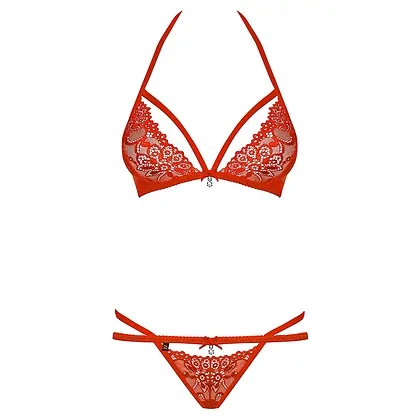 Set Obsessive 838-SET Roșu S-M
