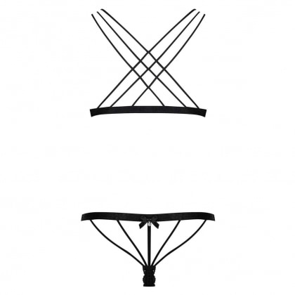 Set Obsessive 854-SET Negru S-M