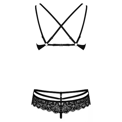 Set Obsessive 860-SET Negru S-M