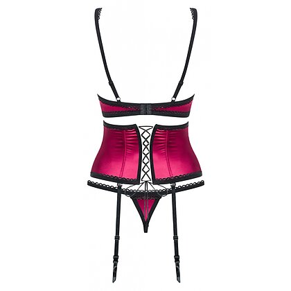 Set Obsessive 861-SEG Fuchsia L-XL
