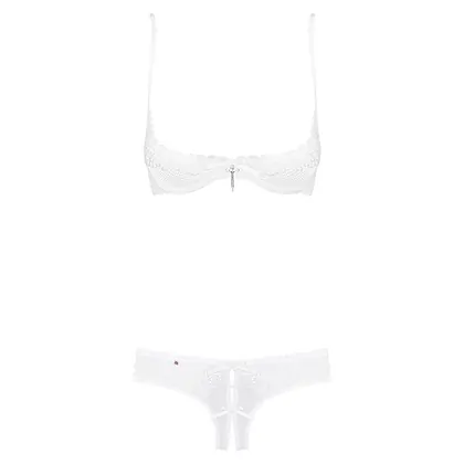 Set Obsessive Alabastra Alb S-M