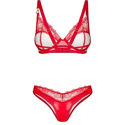 Set Obsessive Aliosa 2 Piese Roșu L-XL