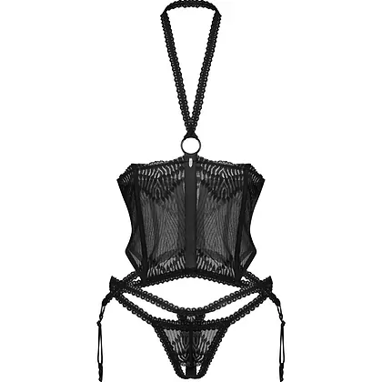 Set Obsessive Alliane Negru S-M