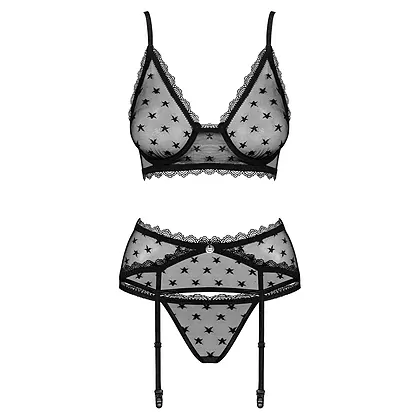 Set Obsessive Astralya Negru S-M