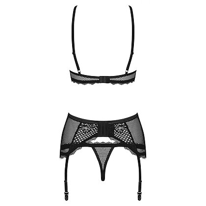 Set Obsessive Basitta Negru L-XL