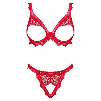 Set Obsessive Bergamore Roșu XS-S