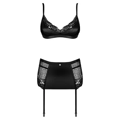 Set Obsessive Blanita Negru S-M