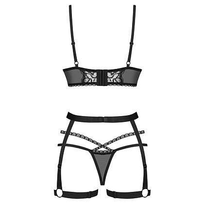 Set Obsessive Blomentis Negru XS-S